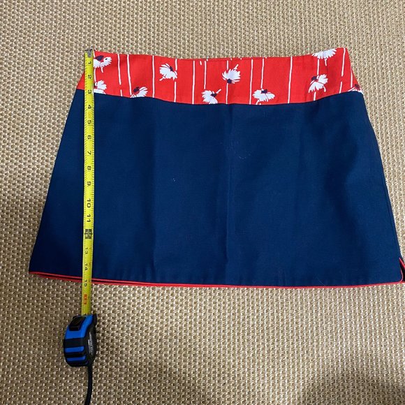 Red White & Blue Preppy Mini Skirt - Beautiful Quality - Picture 3 of 5